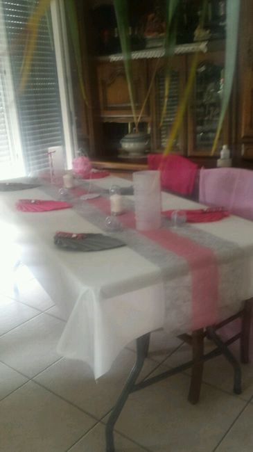 Mes essais de table... - 2