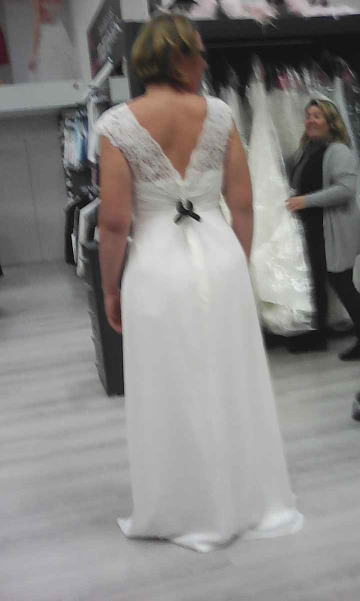 photo de ma robe de dos 