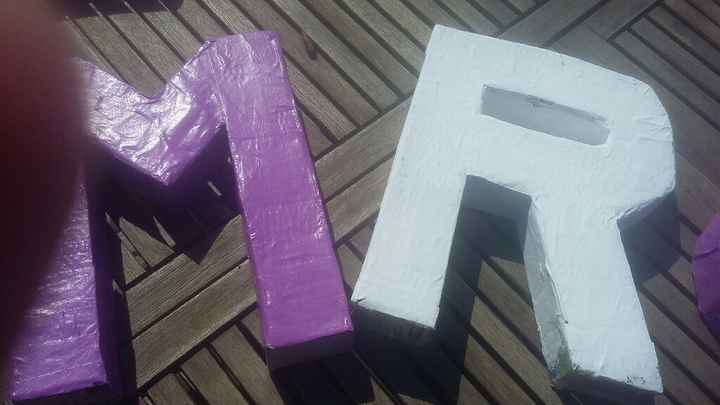 Diy lettres et la surprise pour chéri - 3