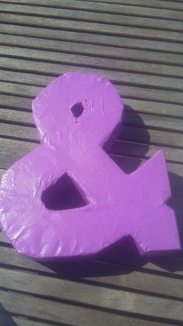 Diy lettres et la surprise pour chéri - 2