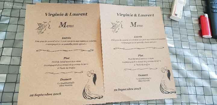 Menus réalisés part mes petites mains prêts - 1