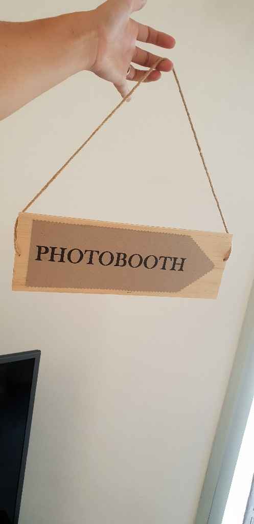 Panneau Photobooth créé - 1