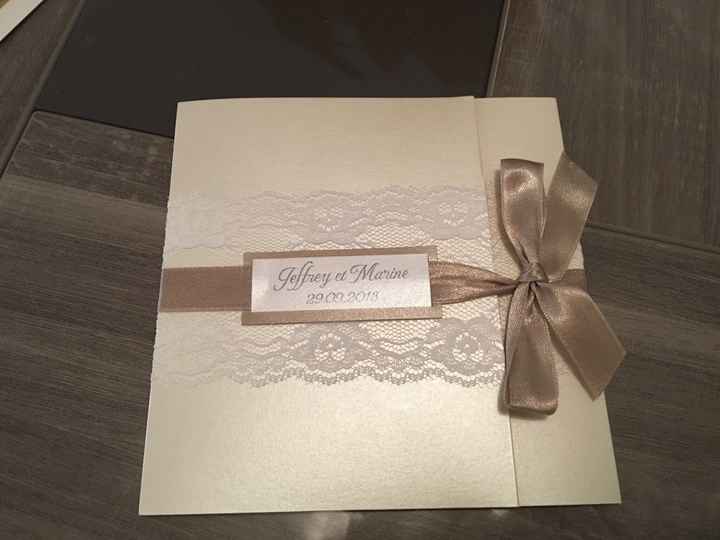 Faire part champêtre - 1