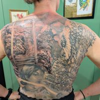Tatouage dos - 1
