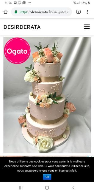 Budget wedding cake - 1