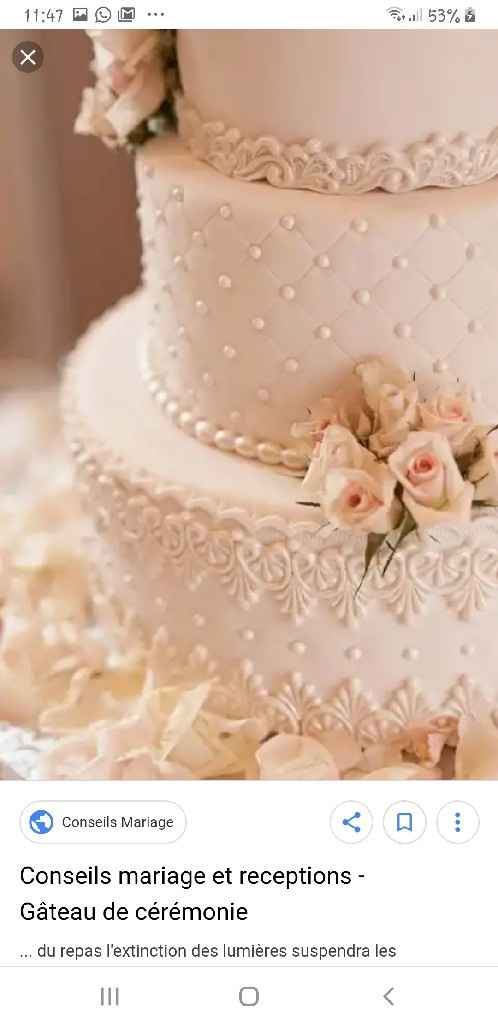 Budget wedding cake - 2