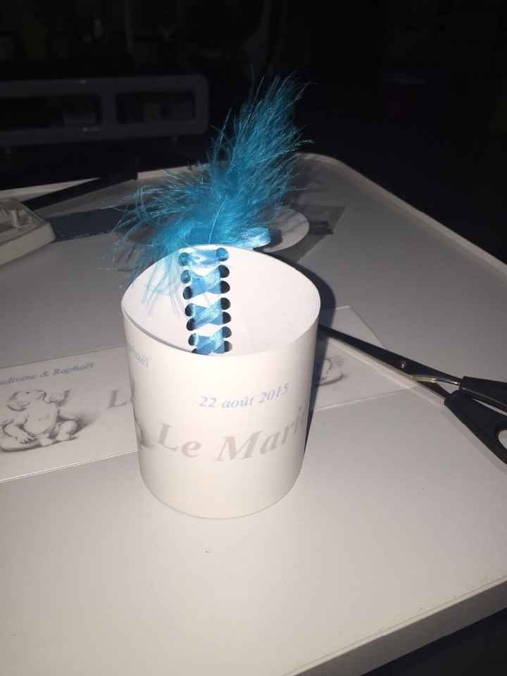 Mes marque places porte dragée 