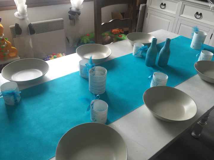 Première essaie de décoration de table 