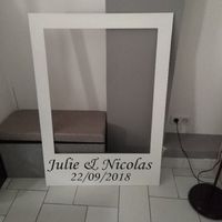 Cadre polaroïd pour photobooth - 1