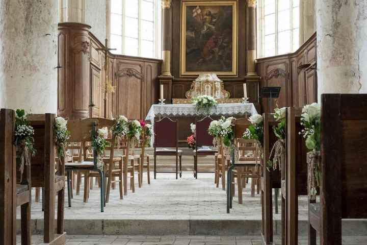 Fleurs église