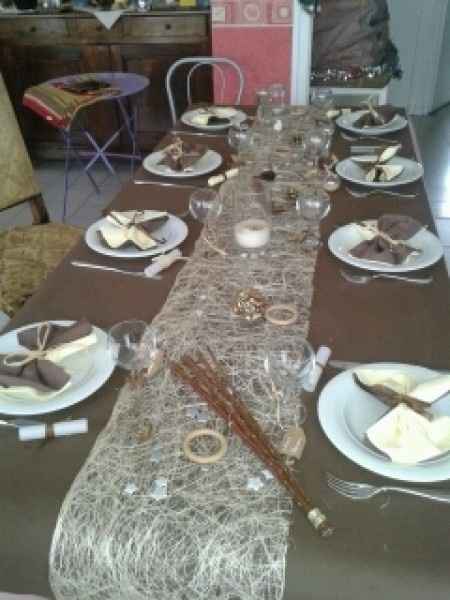 Nos essais déco de table - 1