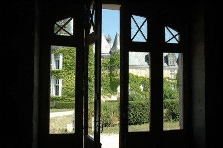vue sur le château ...