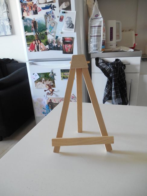 présentoirs pour les menus !