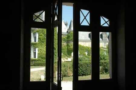 vue sur le château ...