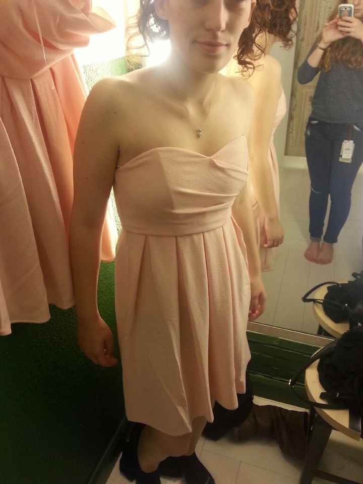Changement de robe pour ma témoin  !