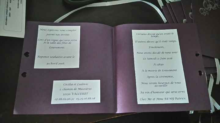 Mes faire-parts diy - 2