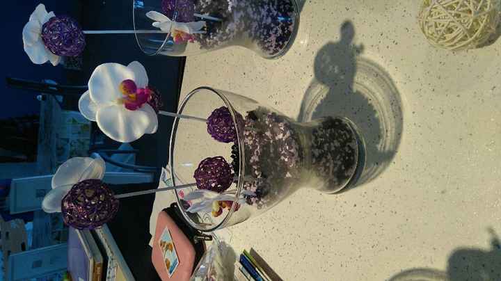 Centre de table terminé - 2