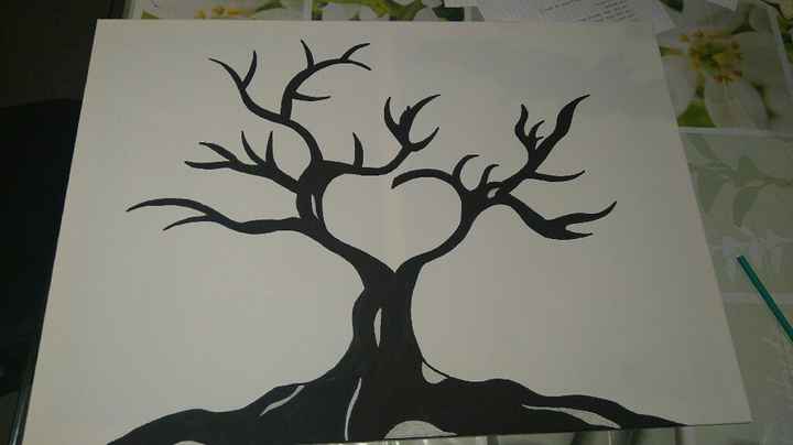 Mon arbre à empreintes diy - 1