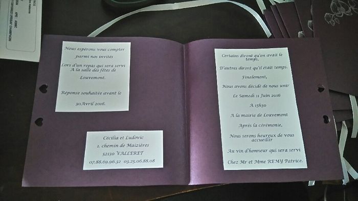 Mes faire-parts diy - 2