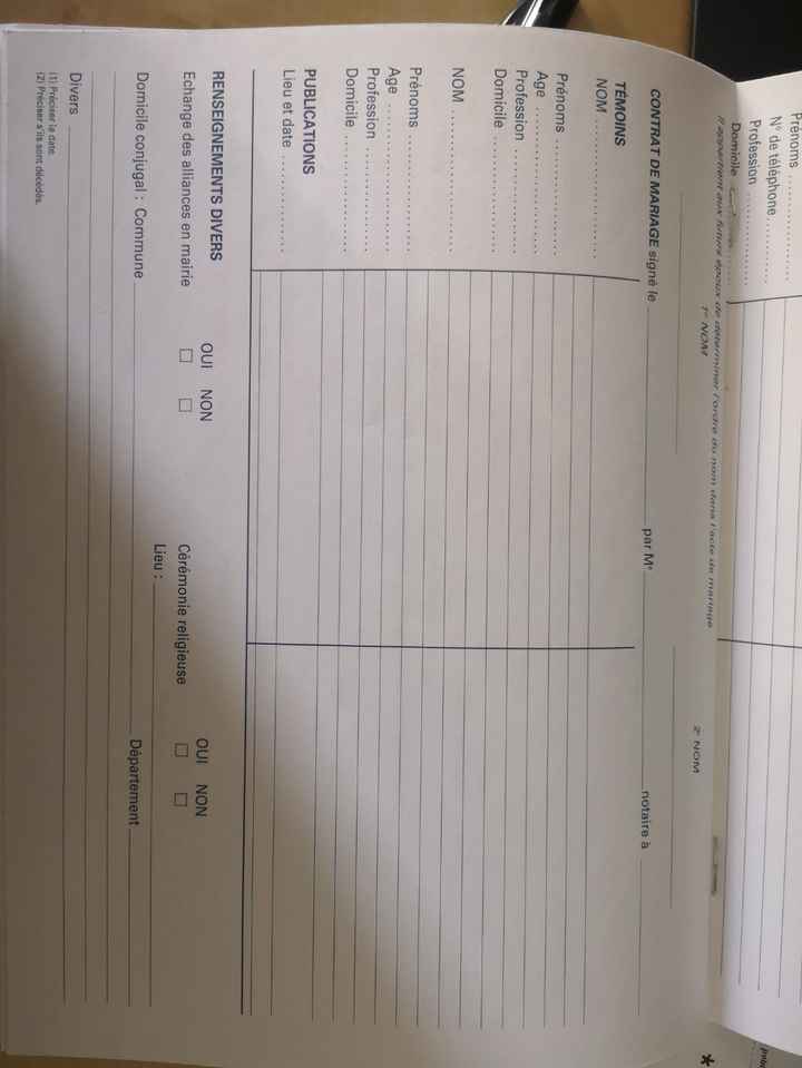 renseignement à remettre au service de l'état civil 2/2