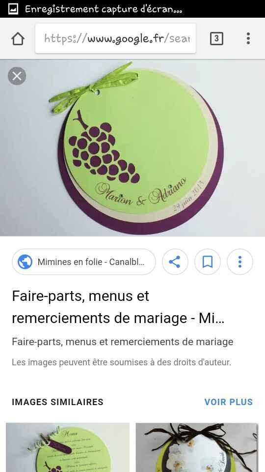 Faire part thème vin - 5