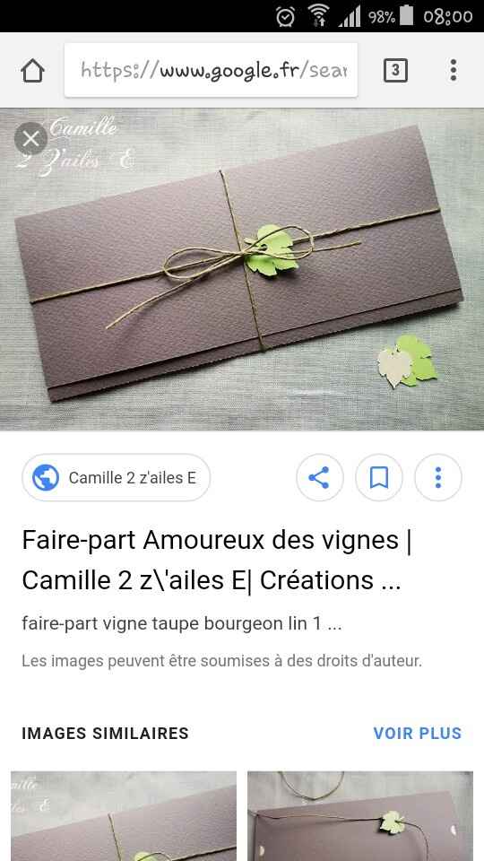 Faire part thème vin - 6