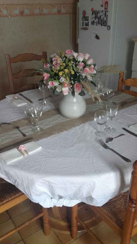 1er essai table des invités et plan de table - 1