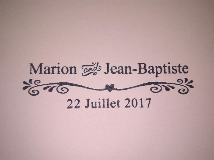 Mon tampon personnalisé - 1