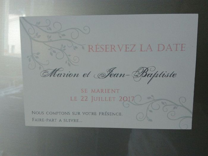 J-365 et save the date - 1