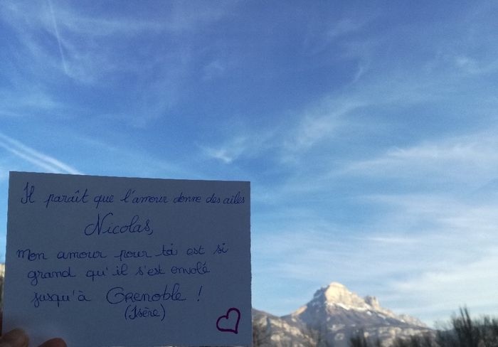Début de mon love note - 1