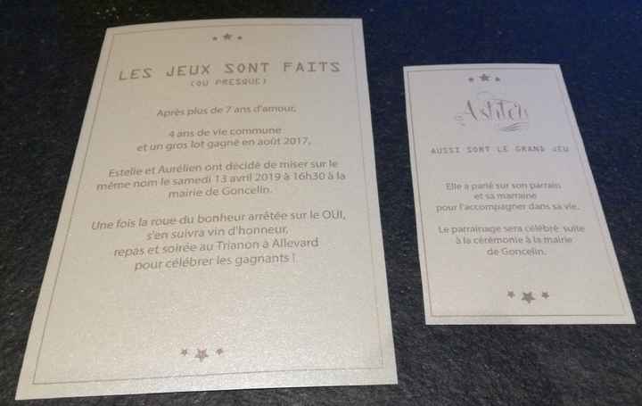 Faire-parts diy - 2
