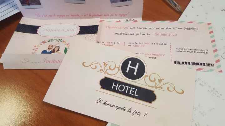 Avis faire part thème voyages - 3