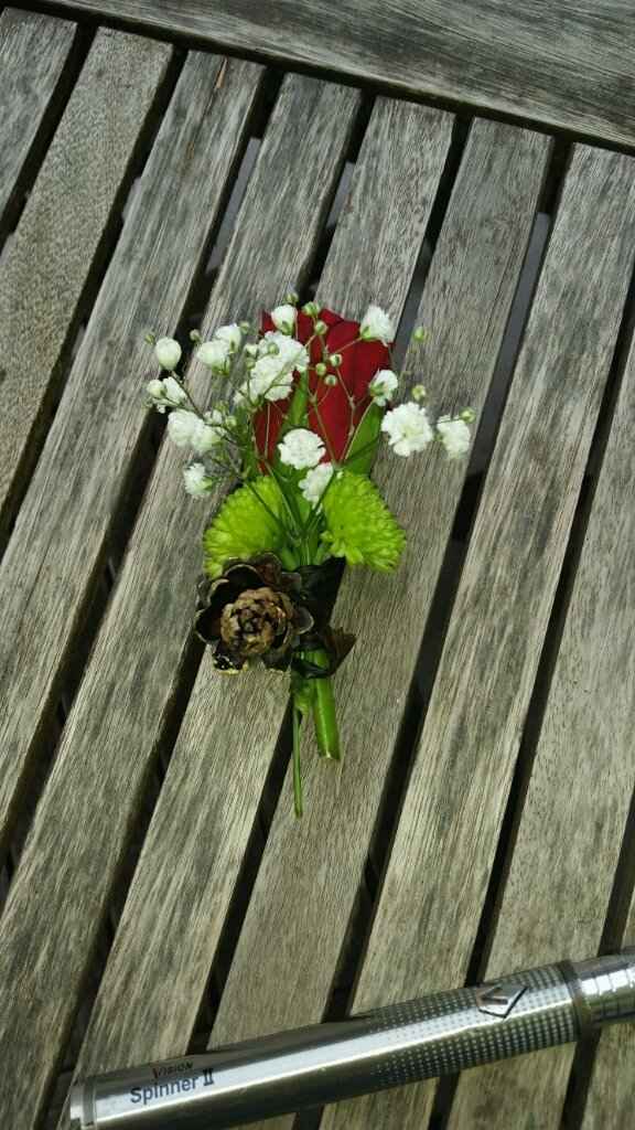 Boutonnière et bouquet à lancer diy - 2