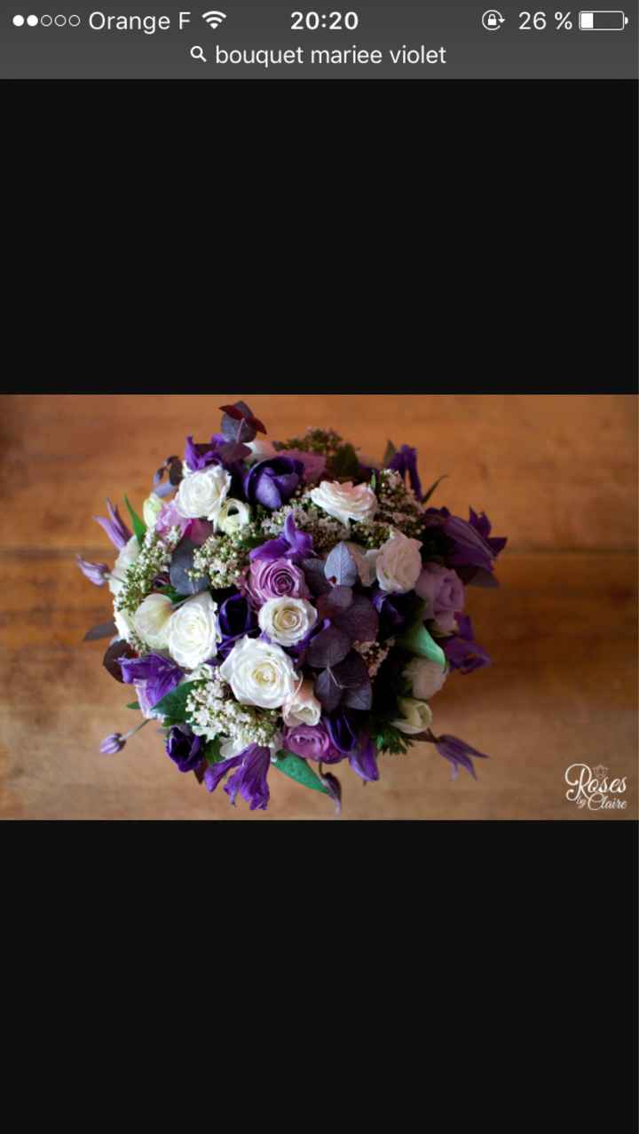 Bouquet violet à la recherche... - 2