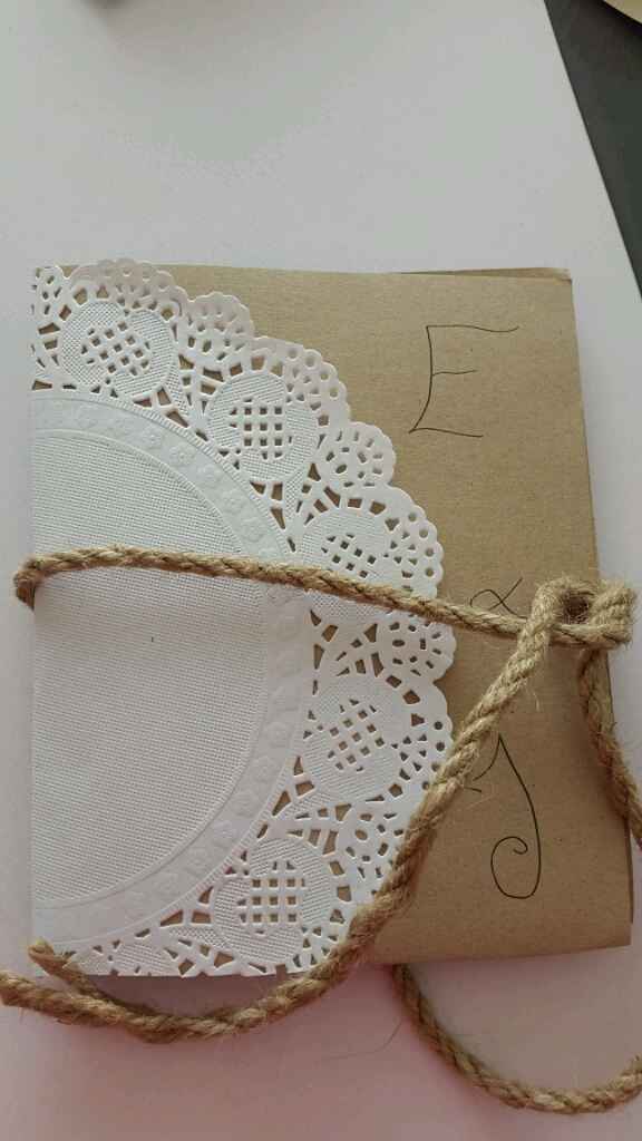 Premier prototype faire part. - 3