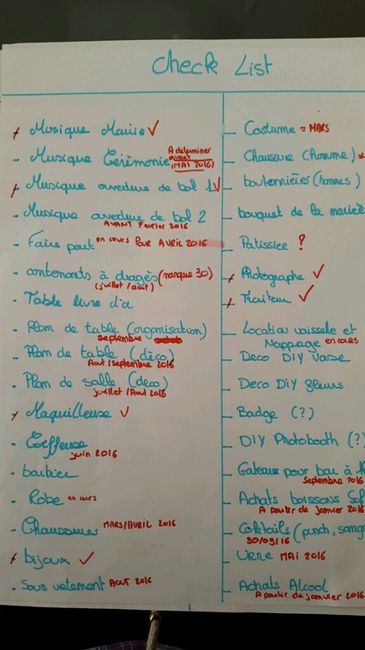 Check list ! - 2
