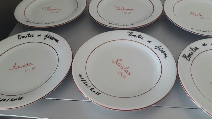 Mes assiettes à dessert personnalisée - 1