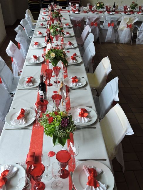 déco de la table