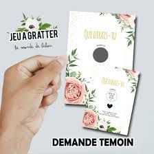 Faire la demande aux témoins 17