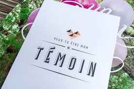 Faire la demande aux témoins - 12