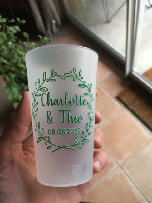 Gobelets mariage - 1