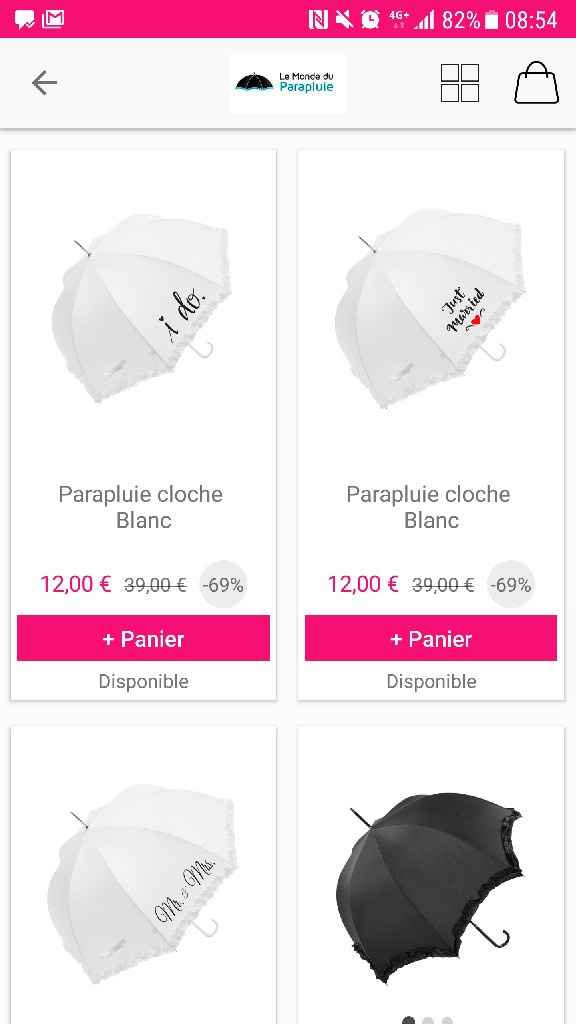  Parapluie mariée - 1