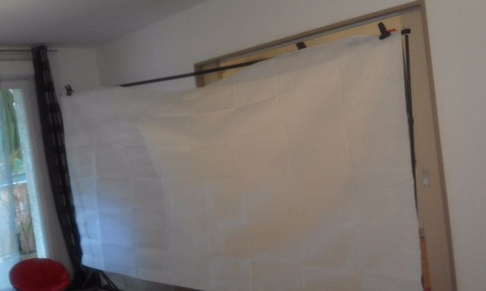 support fond photobooth ou rideau lumineux