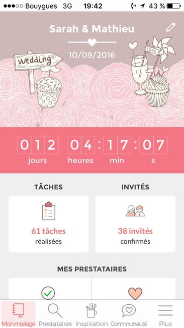 Petit bilan mariés de septembre. - 1