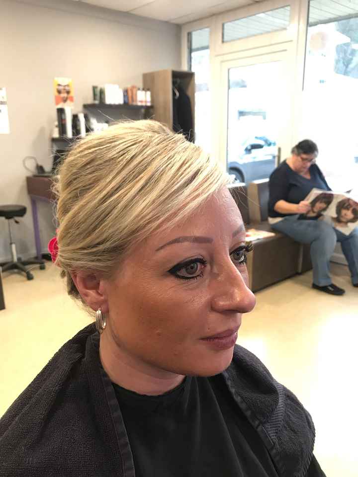 Essai coiffure chignon - 2