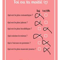 Toi ou ta moitié ? 💕 - 1