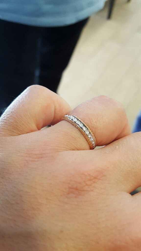 Montrez-moi vos alliances or blanc - 1