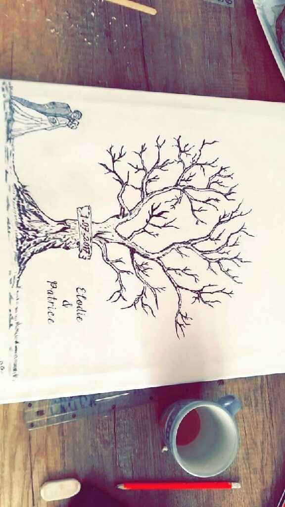 Diy arbre à empreintes - 1