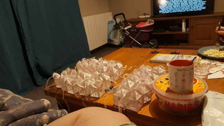 Montage des boîtes à dragées - 2