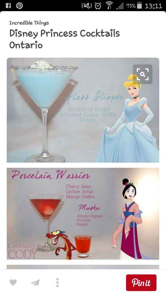 Idée cocktail thème disney - 1